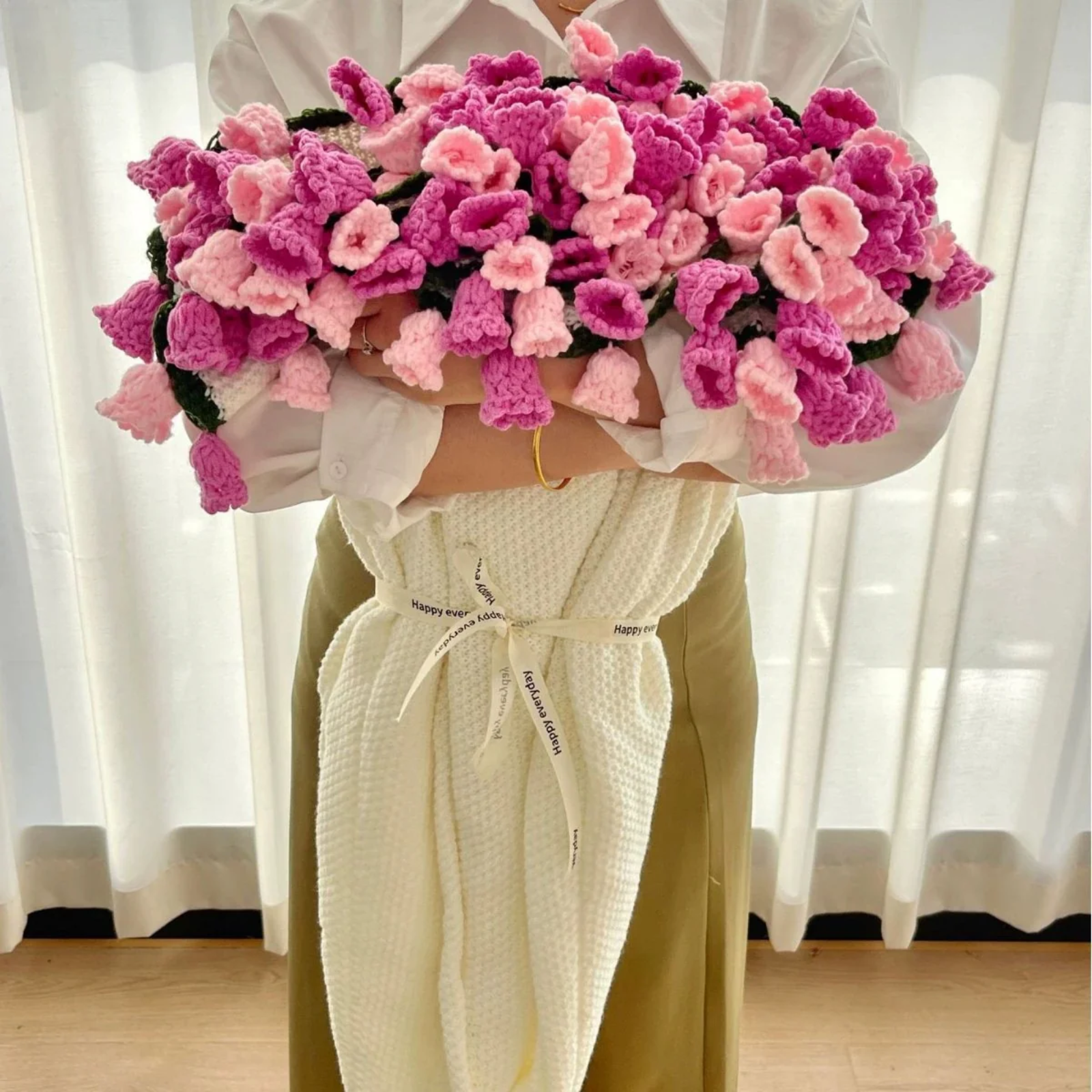 Manta Ramo de Jardín Tricotita